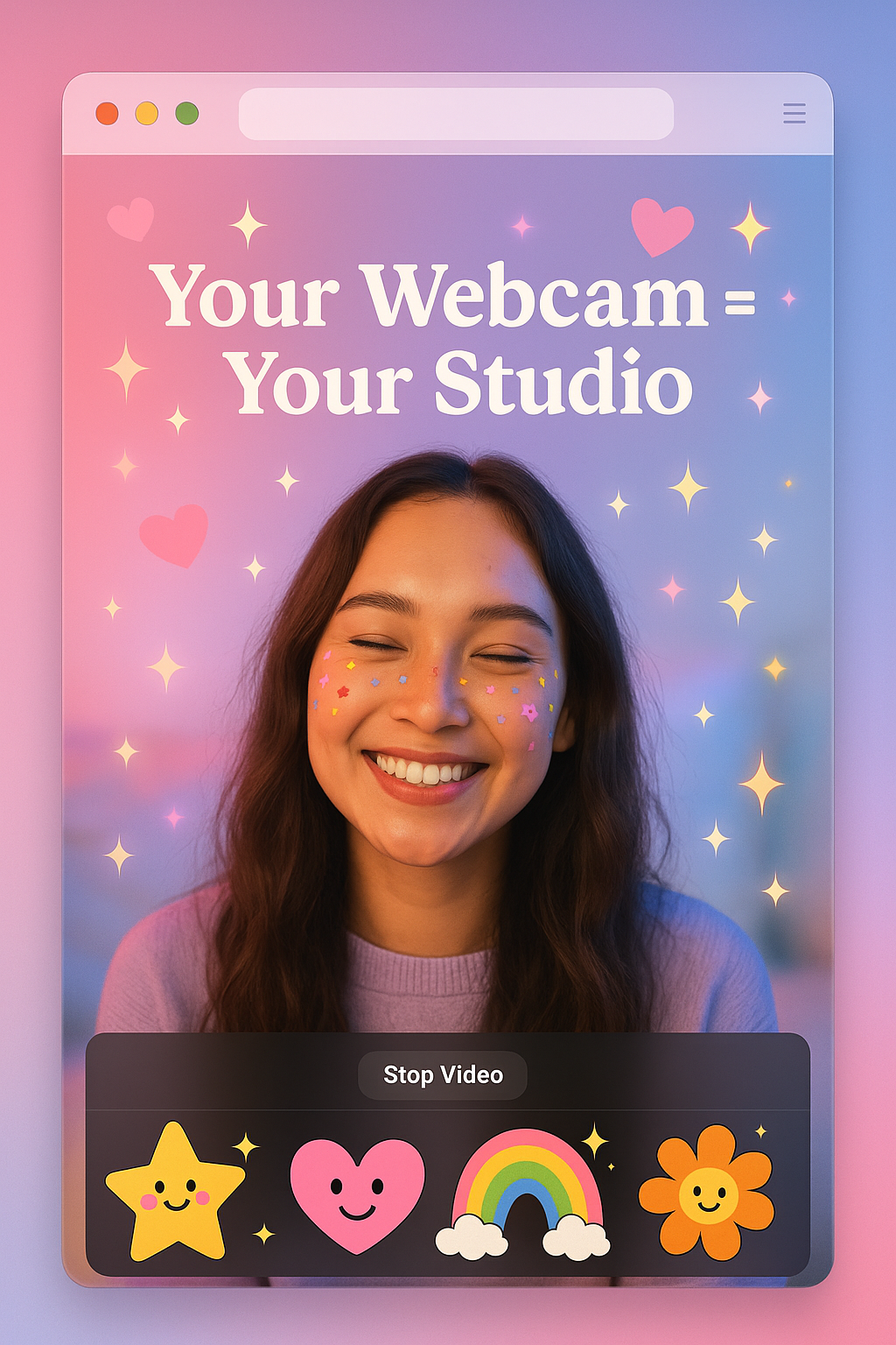 Your Webcam = Your Studio